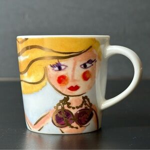 Starbucks Illustrated Siren 3oz Demitasse Mug 2015